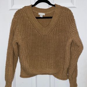 Coffee/ Caramel Knit Sweater